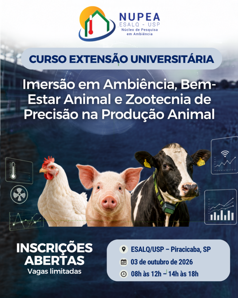 Curso – Imersão em Ambiência, Bem-Estar Animal e Zootecnia de Precisão na Produção Animal